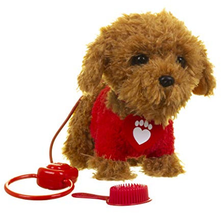 Walkies with Waffle Soft Toy, Waffle the Wonder Dog, Super Cute and Cuddly, Remote Control Dog, Cbeebies, Age 18 Months Up