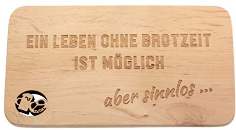 Spruchreif · Frühstücksbrettchen Brotzeit · Frühstücksbrettchen aus Holz · Brotzeitbrett mit Gravur · Geschenk Familie · Holzbrettchen Brotzeit