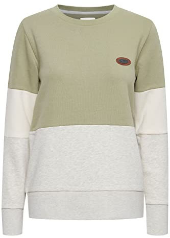 OXMO OXTrine Damen Sweatshirt, L, Seagrass (166008)
