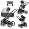 Lux4kids Kinderwagen Set 2in1, 3in1 oder 4in1 mit isofix wählbar Exeo by Silver 01 2in1 ohne Babyschale