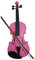 Violine Anfänger Akustische Geige Der Schüler Voll 1/8 Ahornfichte Mit Gehäuse Bogen Rosin Rosa Farbe