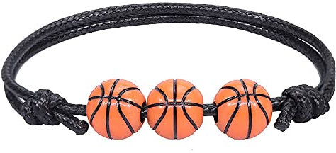 Basketball Armband Kinder Einstellbar Kordel Geflochtenes Armband
