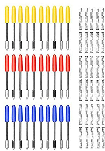 SAHROO 30 StüCk 30/45/60 Grad Schneiden Klinge für Graphtec CB09 Miniatur Craftrobo Vinyl Cutter Blades CB09U Messer