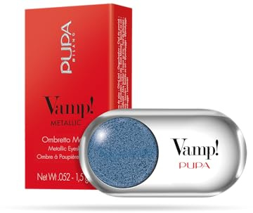 PUPA Vamp! Metallic Oogschaduw - 307 Denim Blue 1,5 g