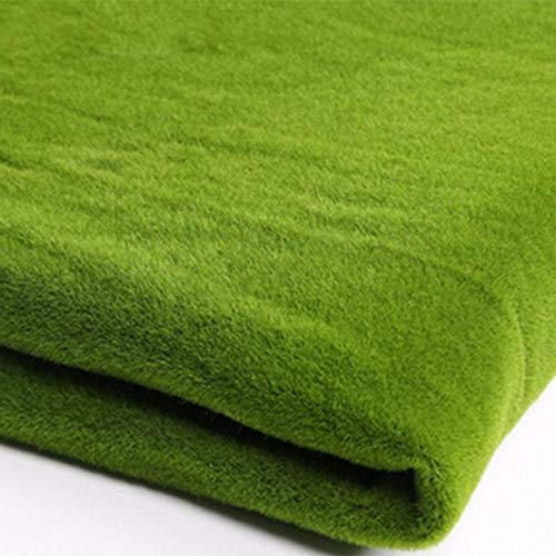 Kunstrasen 1M * 1M Strohmatte Grüner künstlicher Rasen Teppich Fake Turf Home Garden Moos Home (Color : D)
