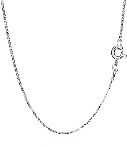NKlaus 38cm Panzerkette 925 Silber elegante Halskette filigrante Breite 1,3mm Collier 2,24g schwer 14719