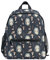 Kleinkind Rucksack für Jungen/Mädchen Niedlich Kinder Kindergarten Schule Buch Tasche Reise Tagesrucksack mit Brustgurt Nahtloses Muster Igel Wald Objekte, Mehrfarbig, Small