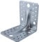 10 Stück Winkelverbinder - Winkel Metall - Stahlwinkel verzinkt - Winkel Weiss - Bauwinkel - Sturmwinkel - Winkelblech Montagewinkel Eisenwinkel - Winkelverbinder (105x105x90x2,0 enge Öffnung)