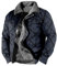 Generisch Karrierte Jacket Für Herren, Kariert Hemdjacke Übergangsjacke Herren Holzfällerhemd Gefüttert Flanell Jacke Lang Schwarz Holzfäller Hemden Jacken Männer Lammfell (L, Schwarz)