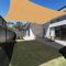Ankuka Toldo rectangular, 3 x 5 m, color arena, impermeable, protección UV, para jardín, terraza al aire libre, patio y piscina con cuerda libre