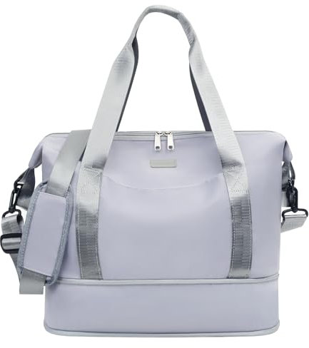 CNMTCCO for Ryanair Cabin Bags 40x20x25 Underseat Convertible Carry on Cabin Bag 45X36X20 for New Easyjet Under Seat Cabin Bag Small Travel Hand Luggage Flight Bags for Planes (Light Grey)