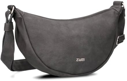 Zwei Damen Handtasche Mademoiselle.M M50 Moon-Bag 2 Liter Trend-Tasche in Halbmond-Form vielseitig als Bauchtasche Crossbody-Bag Abendtasche Umhängetasche zu tragen