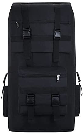 TMTGTS Rucksack 120L Große Kapazität Camping Bergsteigen Camouflage Notfallrucksack Outdoor Military Wanderrucksack Damen Herren Backpacker Rucksack Wasserdichtes Klettern Rucksack Reiserucksack