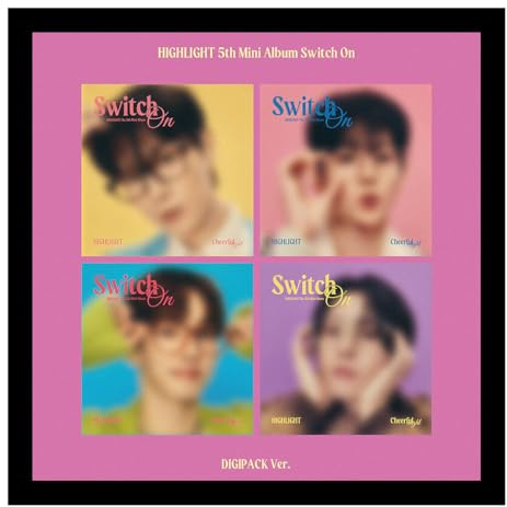 (DIGIPACK Ver) HIGHLIGHT [SWITCH ON] 5th Mini Album (4 Ver Set) K-POP SEALED