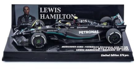 Minichamps 417230144 - Mercede. A-M-G W14 Lewis Hamilton Bahrain GP 2023 - maßstab 1/43 - Modellauto
