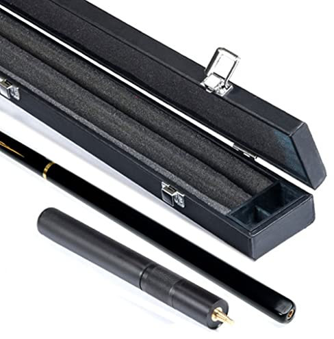 Queue-Stick, 1 Stück 57-Zoll-Pool-Queue-Sticks mit 10-mm-Queue-Spitze, 3/4-gelenkiger Billard-Pool-Queue aus Kohlefaser, handgefertigt für Billard-Tischspiele (Größe: Paket 2)