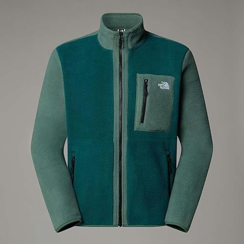 The North Face Men's Yumiori Full Zip Jacket, Deep Nori/Duck Green/Tn, XL