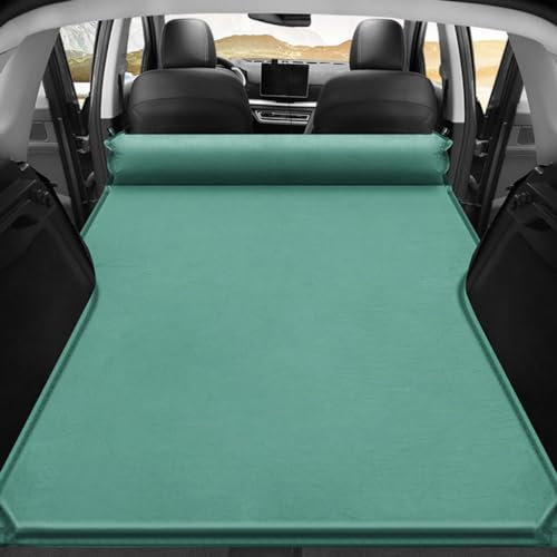 MMHGFIR Auto Luftmatratze, Für VW Pour Transporter T4 T5 T6 Tragbar Dickere Aufblasbares Matratze,Auto Luftmatratze mit Luftpumpe und Kissen für Reise Camping Zelt,C- Deluxe