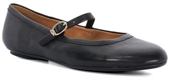 Dune Ladies Heida Mary Jane Ballet Flats Size UK 8 Flat Heel Ballet Pumps Black