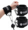 J Bryant Neoprene Padded Wrist Straps with Adjustable Triangular Hook&Loop and Secure Cuff Design for Cable Machines Workouts Strength Training