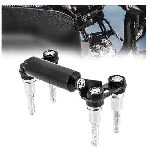 NIKISO Motorrad Navigation Halterung Für B&MW F 650 GS 2008- Einstellbarer Verlängerungstelefonnavigationshalter GPS-Plattentelefonständerhalter(22MM Bracket)