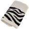 Linnea Zebra Bordüre beige 100% Baumwolle 50 x 100 cm saugfähiges Handtuch