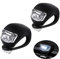JIEYUCHU Kinderwagen licht Silikon 2 Stück, Mehrzweck LED Kinderwagen Licht, wasserdichte (2 Schwarz)