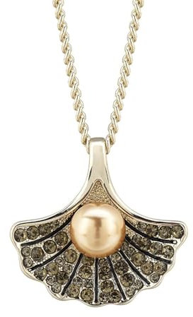 Halskette Ketten Schmuck Herren Frauen Anhänger Necklace Jakobsmuschel Perlenkette