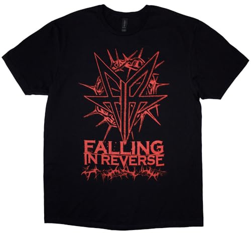 Rock Off officially licensed products Falling in Reverse Thorns Band Logo T Shirt