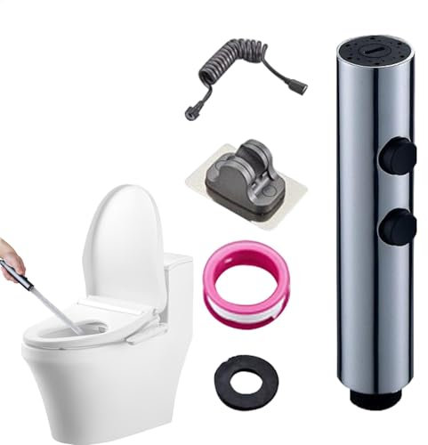 Handheld Bidet Toilet Sprayer, Bidet Sprayer Toilet Shower, Stainless Steel Bidet Sprayer, Adjustable Water Pressure Bidet, Bathroom Bidet Sprayer, Diaper Cleaning Sprayer, Handheld Toilet Bidet