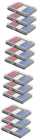 NUOBESTY 4 Juegos Pinturas Pintura De Cara Azul Maquillaje Rojo De Neón Body Painting Maquillaje Facial Facial Multiusos Corporal De Fiesta El Plastico 3 Piezas * 4