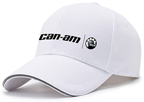Ovlize Basecap Herren C.a.n-a.m, Stylische Freizeit Verstellbar Baseballkappe, Herren Damen Outdoor Running Freizeit Basecap-White||One Size
