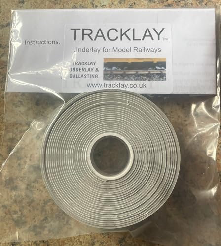 Model Railway Track Underlay. OO gauge, Tracklay 20m