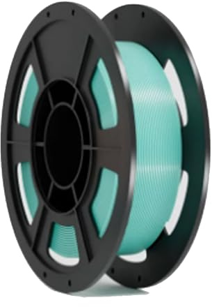 CXGBQSJ TPU 3D 85A Drucker Filament 1.75mm Gummiähnliche Elastische Linie Gleichmäßige Zuführung Hohe Festigkeit Verschleißfest Für FDM Drucker DIY Modelle und Technik,Cyan