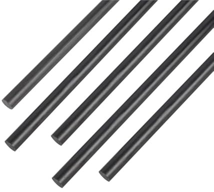 10 hochfeste Fiberglasstangen – 20 Zoll massive Glasfaserstangen for Zelte, Drachen und mehr(1.5x500mm)