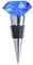 LONGWIN Crystal Glass Wine Bottle Stopper Wedding Favors Blue