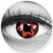 Funnylens Sharingan Kontaktlinsen Sasukes Mangekyu Anime Manga rot schwarze Kontaktlinsen weich ohne Stärke 2er Pack + gratis Behälter – 12 Monatslinsen - zu Halloween Karneval Fasching Fasnacht