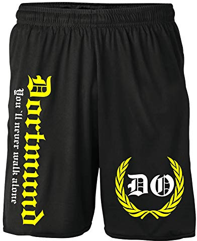 Dortmund Kranz Shorts | Fussball Sport Ultras Kurze Hose Sporthose