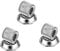 Qiuyan 3pcs Strong Magnetic Single Pen Holders Organizer Clips with Adjustable Spring Loop Fit for Any Size Pens Removable Push Pins on Refrigerator, Whiteboard, Erase Board and Bulletion Board