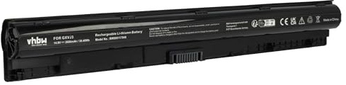 vhbw Akku kompatibel mit Dell Inspiron 15-3567-D1525A | 15-3567-D1525B, 15-3567, 15-3567-D1325B Notebook (2600 mAh, 14,8 V, Li-Ion)