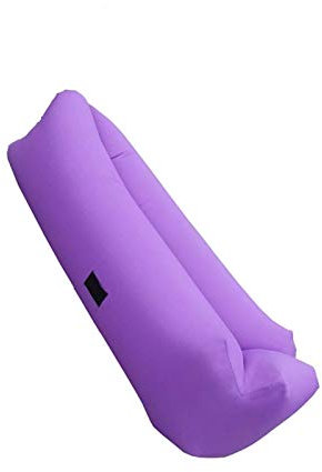 BANGSUN Aufblasbare Liege Air Sofa Hängematte mit Kopfstütze Outdoor tragbar schnell Farbe lila