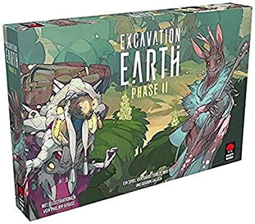Mighty Boards, Excavation Earth – Phase II, Erweiterung, Expertenspiel, Strategiespiel, 1-4 Spieler, Ab 12+ Jahren, 30 Minuten je Spieler, Deutsch