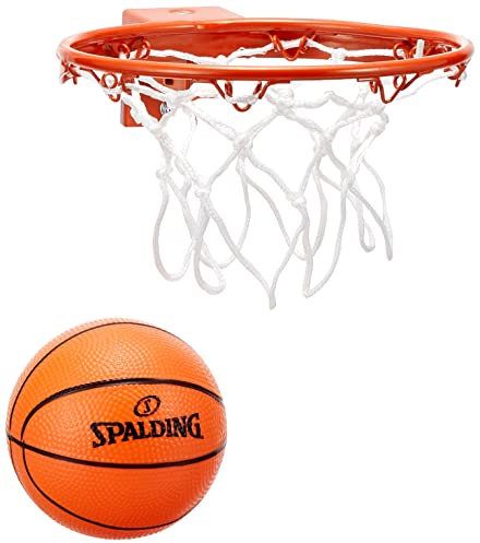 Spalding Tragbarer arena Slam 180 Basketballkorb, schwarz, 45,7 x 26,7 cm Board, 21,1 cm Felge, legierter Stahl, Polycarbonat-Rahmen, Outdoor, Uni, Erwachsene, Basketball