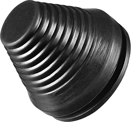 sourcing map Rubber Grommet Mount Dia 50 mm Conical for Wire Protect of Thick Plate Pack of 6
