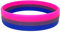 Butler & Grace Bisexuell LGBT Armband Rosa Lila Blau Silikon 202mm (1 Band Only)