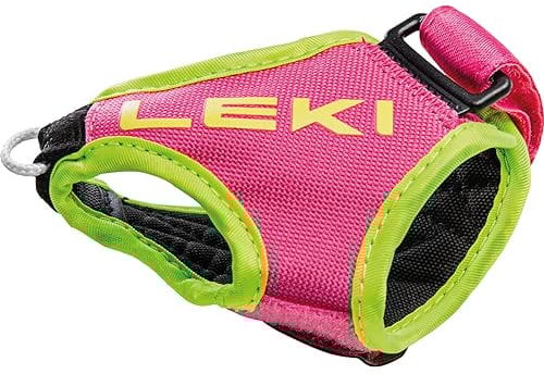 LEKI Shark Frame Strap, neonpink-Neonyellow, S-M-L