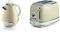 Ariete Vintage 2869 Bouilloire Électrique en Acier Inoxydable, 1,7 L & Vintage 155 Grille-Pain design 2 Tranches avec Pince, 6 Niveaux de Grillage, 810 W, Corps en Acier Inoxydable, Beige Pastel