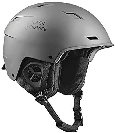 BLACK CREVICE Skihelm GERLOS Gun Metal, L (58-61cm)…