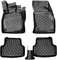 fussmattenprofi.com 3D Gummimatten Set für Skoda KAROQ Baujahr ab 2017 | Extra Hoher 5cm Rand Allwetter Auto Fussmatten I TPE Geruchlos rutschfest Fußmatten Zubehör