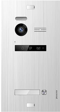 Balter EVO-HD Video Türsprechanlage Zusatz Tüstation, Video Türklingel mit Kamera,1 Familienhaus Klingel, Full HD-Kamera, 2 Draht Bus, Gegensprechanlage mit 175° Weitwinkel-Kamera